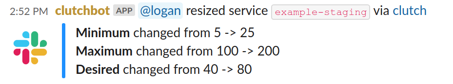 Resizing an ASG in the AWS console